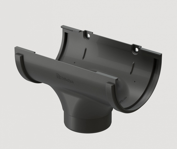 Воронка водостока DOCKE Standard, серый