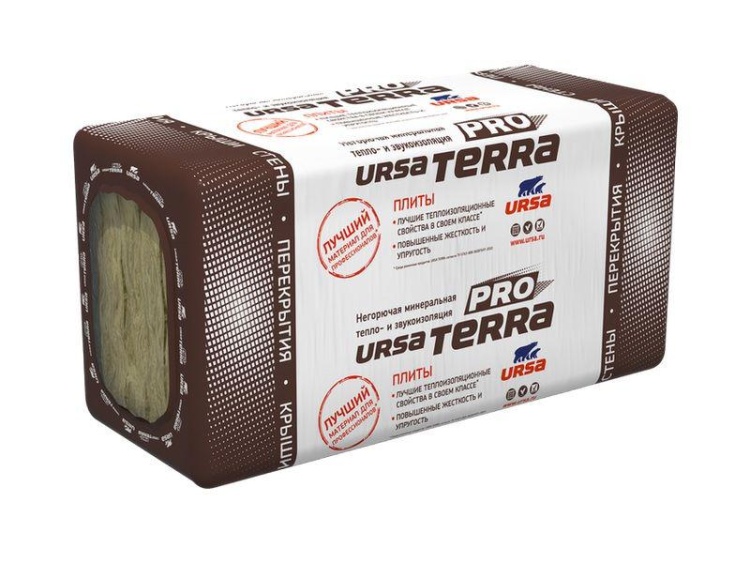 Утеплитель Ursa Terra Pro 34 PN 1000х610х50 мм, 8 шт. в уп