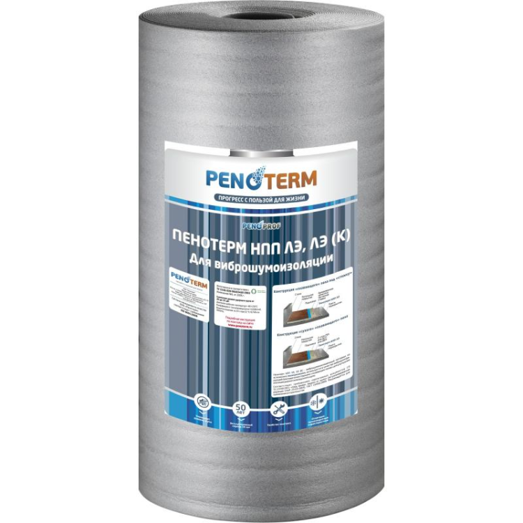 Вспененный полиэтилен Пенотерм НПП ЛЭ(К) 61300х60