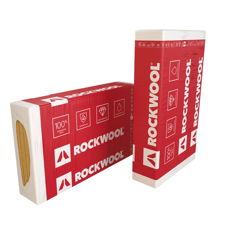 Утеплитель Rockwool Галтель Руф Баттс В Оптима 1000х100 мм, 24 шт. уп