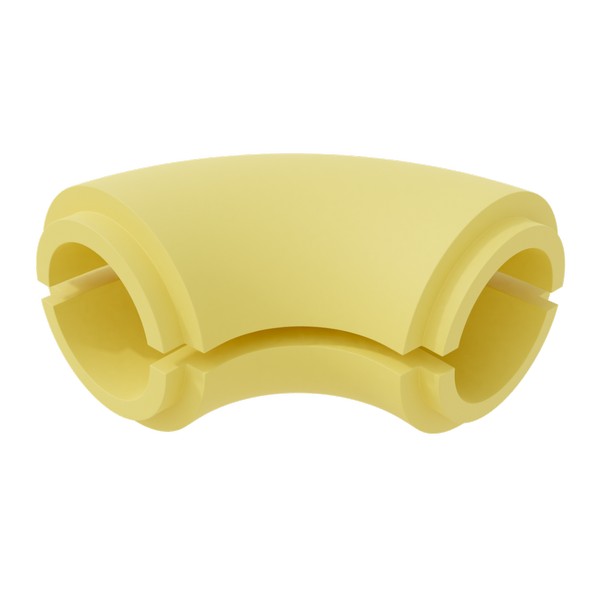 Отвод 90 градусов ППУ 219x50 мм без покрытия