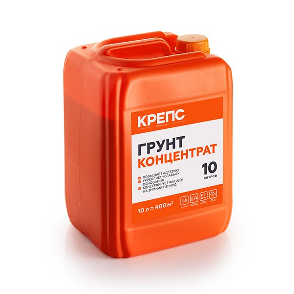 Грунтовка-концентрат Крепс, 10 л