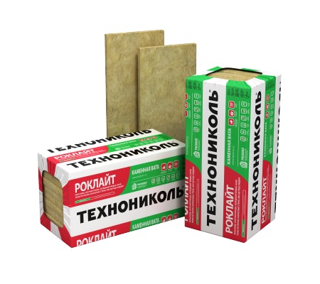 Утеплитель Технониколь РокЛайт 1200х600х100 мм, 6 шт/уп, 4,32 м²