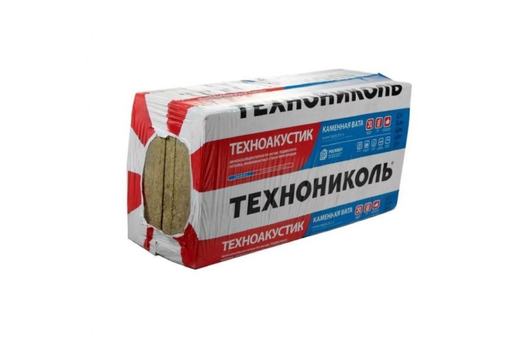 Утеплитель Технониколь ТехноАкустик 1200х600х100 мм, 6 шт/уп, 4,32 м²