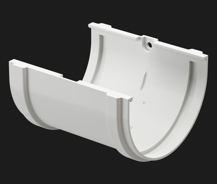 Соединитель желобов DOCKE Premium, пломбир