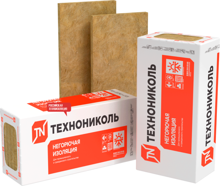 Утеплитель Технониколь ТехноРуф Н Оптима 1200х600х100 мм, 3 шт/уп, 2,16 м²