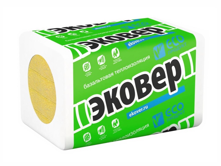Утеплитель Эковер ЭкоФасад 1000х600х100 мм, 4 шт/уп, 2,4 м²