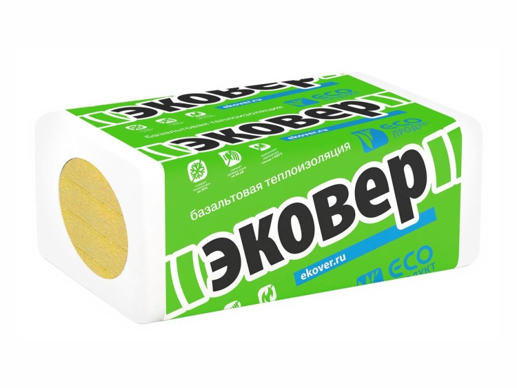 Утеплитель Эковер Кровля Верх 175 1000х600х100 мм, 2 шт/уп, 1,2 м²