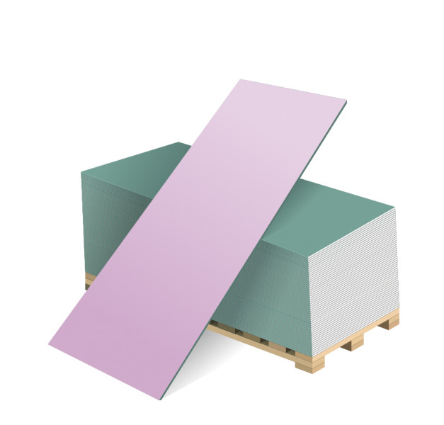 Гипсокартон ГКЛВО. 2500х1200х12,5мм