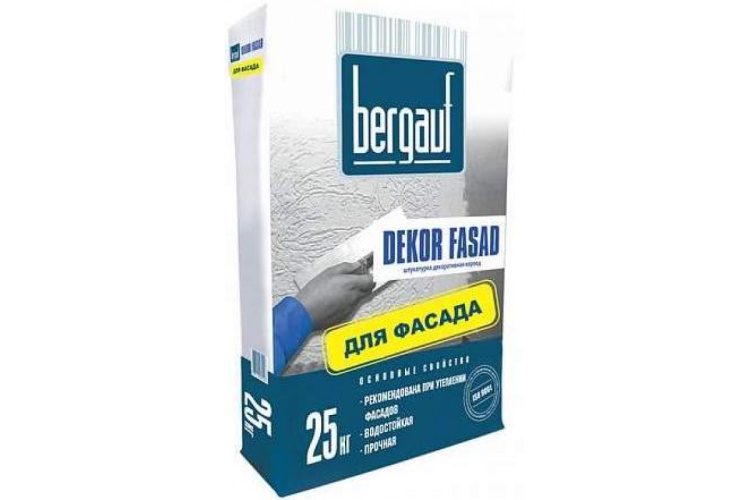 Штукатурка Bergauf Dekor Fasad ЗИМА 25 кг.