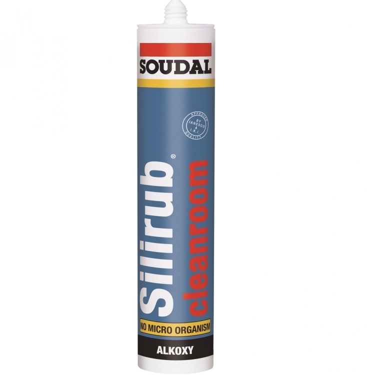 Герметик Soudal Силируб Клинрум, белый, 310мл