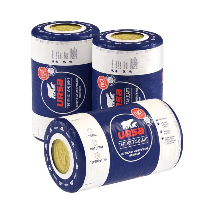 Утеплитель Ursa GEO 44 RN ТеплоСтандарт мини 6560х610х50 мм