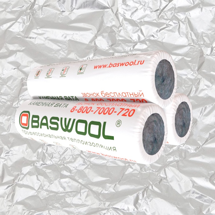 Мат прошивной BASWOOL  МП-100 (МС) ГОСТ 21880-2011 2000х1200х70 мм