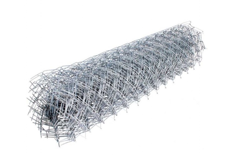Сетка рабица оцинкованная 50х50х1,8 мм, h=2.5м