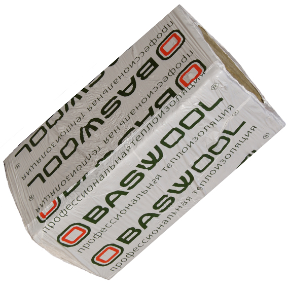 Утеплитель BASWOOL 45 - Лайт 1200х600х50 мм, 6 шт. уп