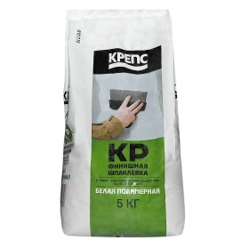 Шпаклевка финишная Крепс КР белая, 5кг