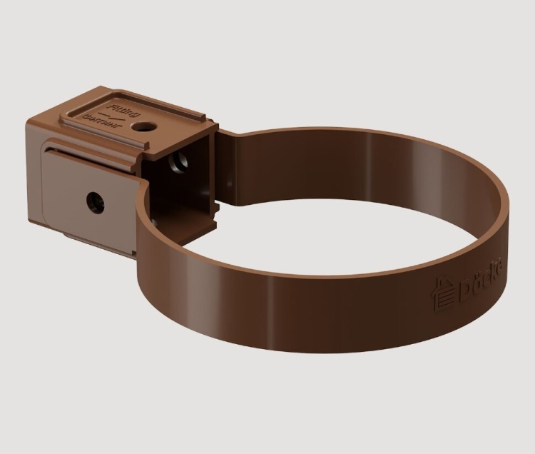 Хомут трубы универсальный DOCKE Standard, светло-коричневый