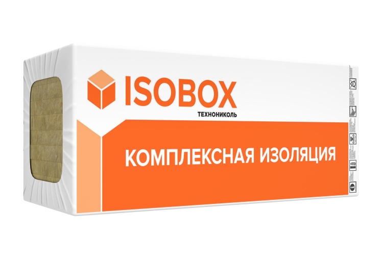 Утеплитель Изобокс Вент Ультра 1200х600х100 мм, 4 шт/уп, 2,88 м²