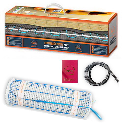 Нагревательный мат "Теплый пол №1" ТСП-225-1,5