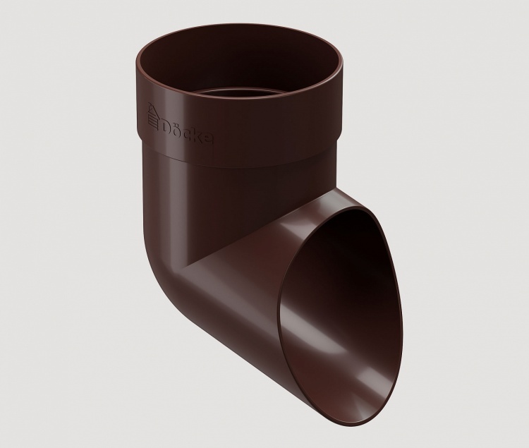 Наконечник водостока DOCKE Standard, темно-коричневый