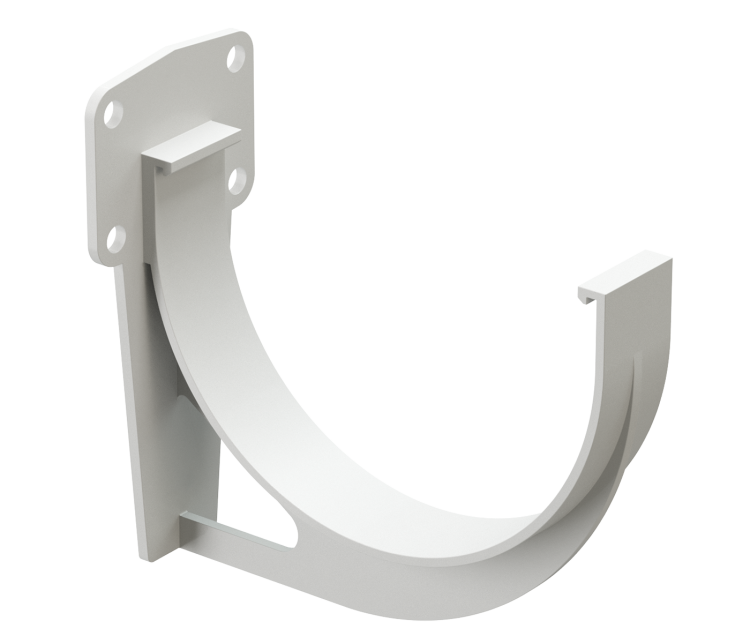 Кронштейн желоба настенный DOCKE Premium, пломбир