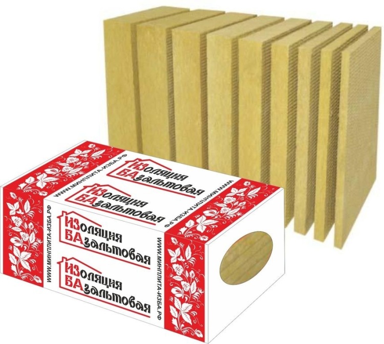 Утеплитель Изба 135 Фасад 1000х600х60 мм, 4 шт. уп