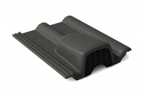 Черепица вентиляционная BRAAS Франкфуртская, 420х330 мм, черный