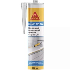 Sikasil-141 Герметик Aqua прозрачный 12 КРТ280  12 шт.кор.