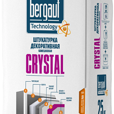 Bergauf Crystal Штукатурка декоративная камешковая 2.0 мм ЗИМА, 25 кг/56 под