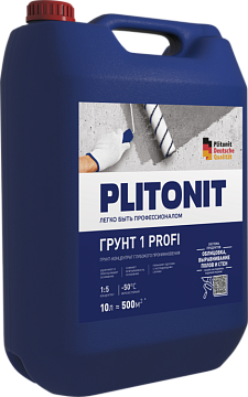 Грунтовка-концентрат Плитонит Грунт-1 (1:5), 10 л