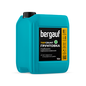 Грунтовка глубокого проникновения Bergauf (Бергауф) Tiefgrunt U, 10 л
